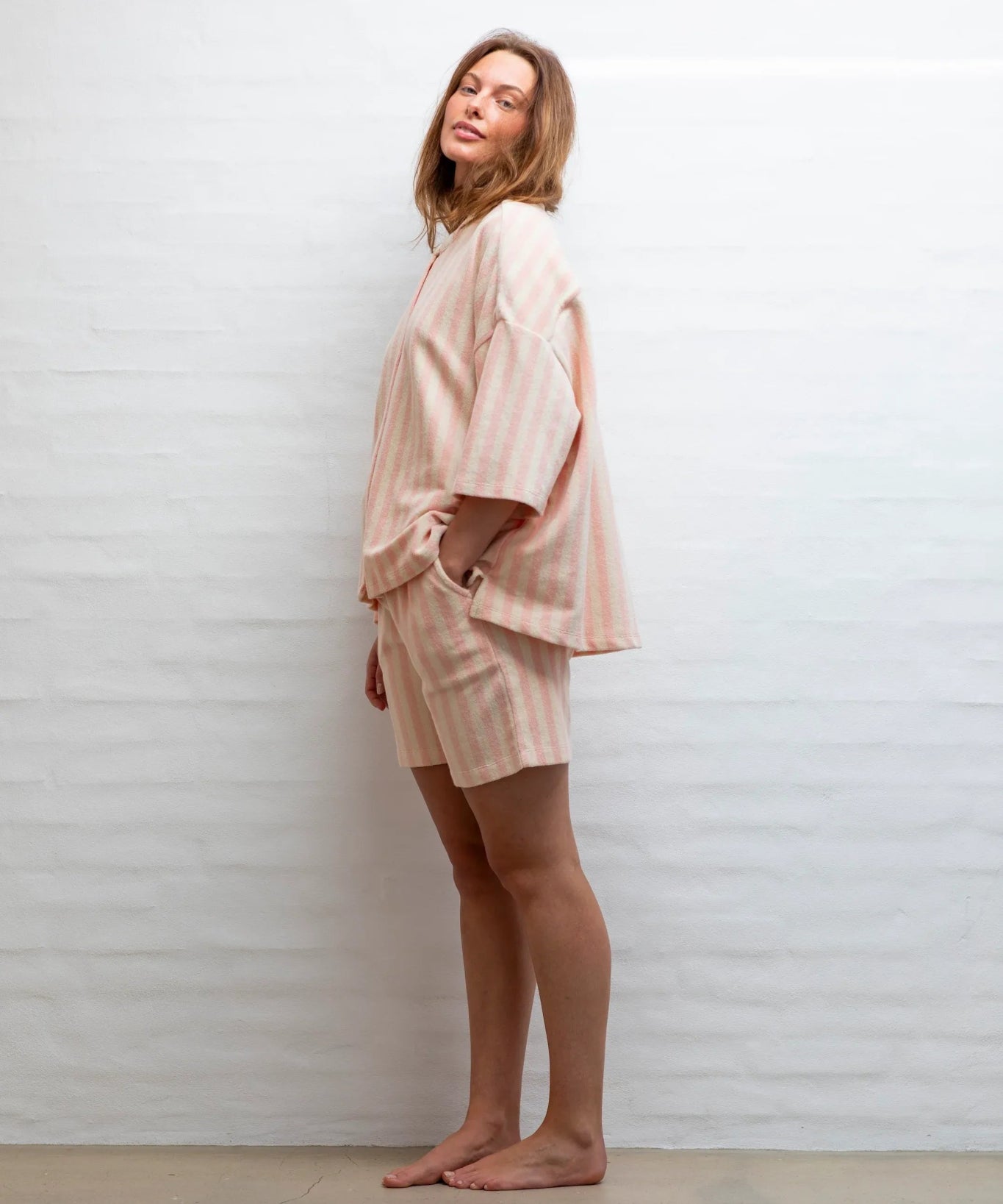 BONGUSTA - NARAM Oversized Shirt | tropical & creme - Shirt - ROSA ECK - 