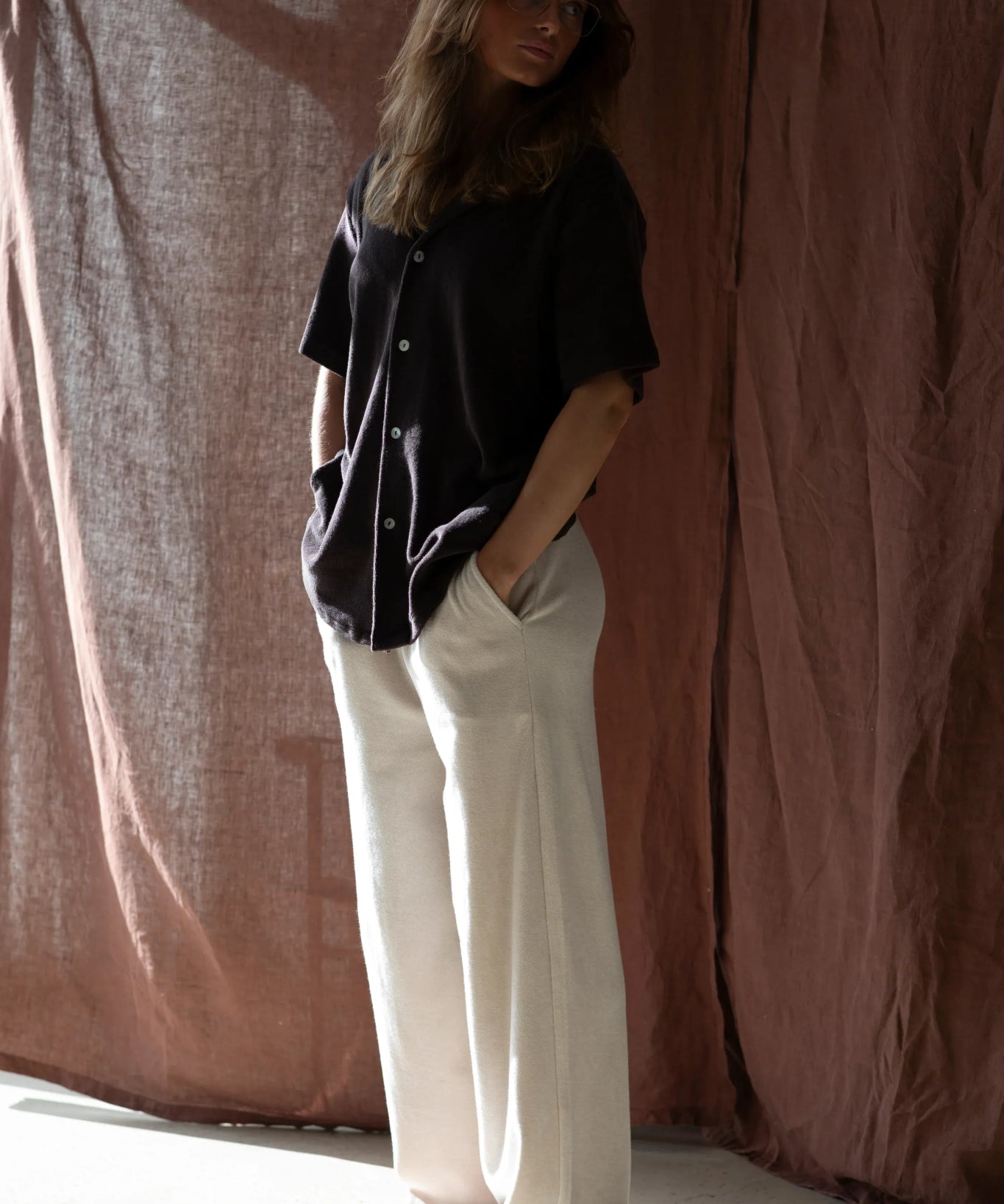 BONGUSTA - NARAM Pants | moonbeam - Hose - ROSA ECK - 