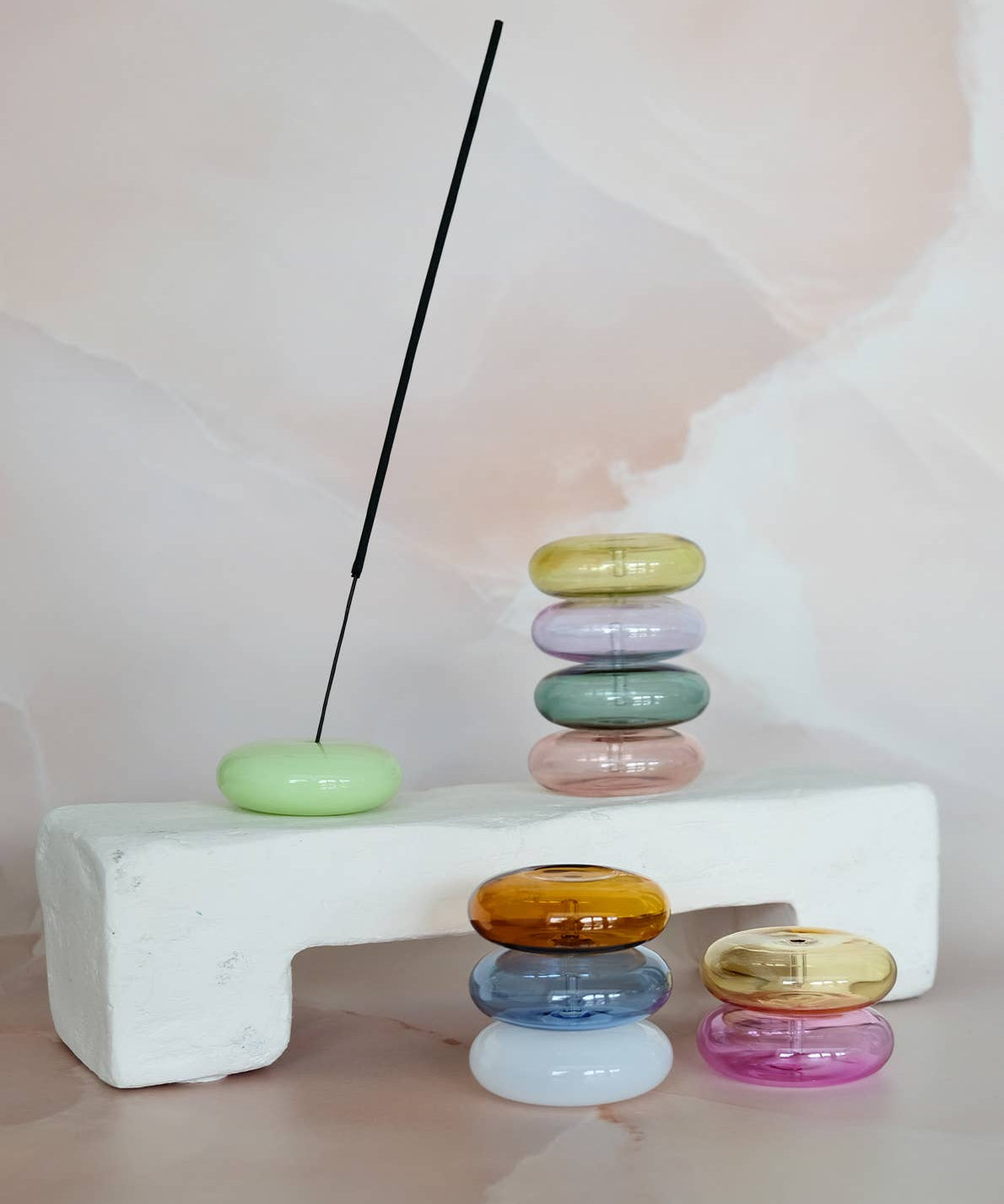 BOTANICA - BUBBLE Räucherstäbchenhalter • Martini Olive - ROSA ECK