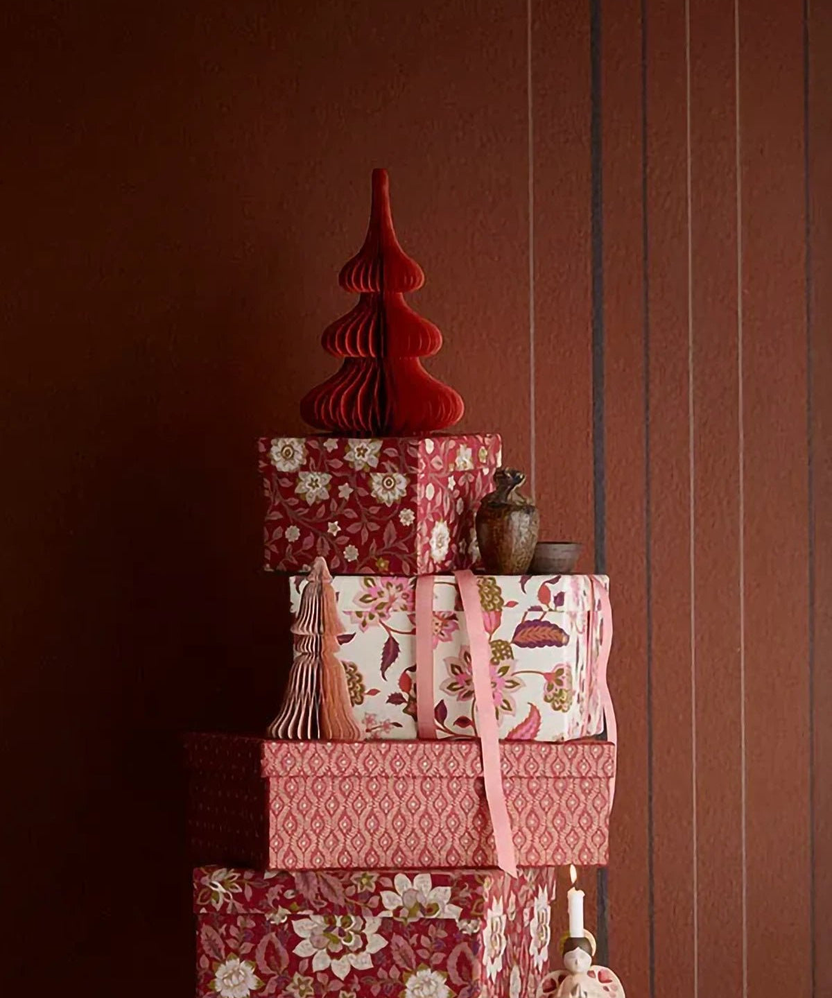 Bungalow - Honeycomb Baum • Scotch Tea Rose (H 16 cm) - Dekoration - ROSA ECK