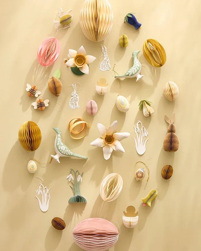 Bungalow - Osterei aus Papier XL • Cream - ROSA ECK