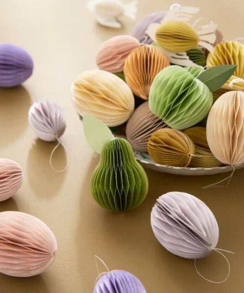 Bungalow - Ostereier aus Papier M (2er - Set) • Lilac - ROSA ECK