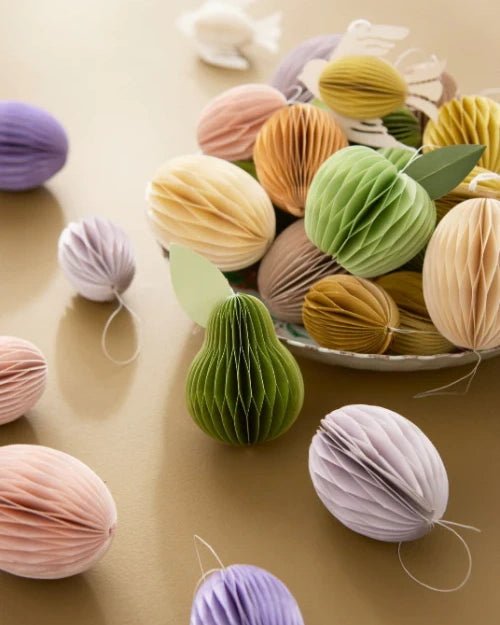 Bungalow - Ostereier aus Papier M (2er - Set) • Lilac - ROSA ECK