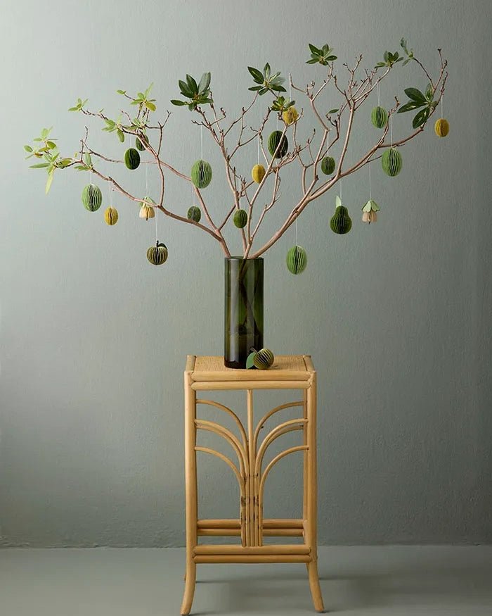 Bungalow - Ostereier aus Papier XS (6er - Set) • Honey - ROSA ECK