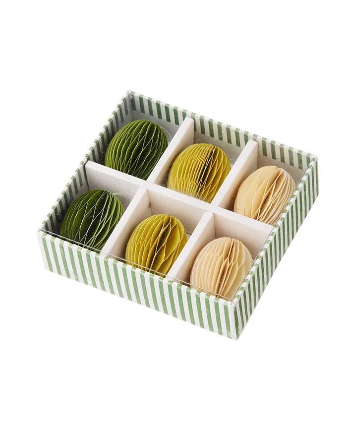 Bungalow - Ostereier aus Papier XS (6er - Set) • Ivy - ROSA ECK