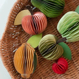 Bungalow - Papier - Ornament Apfel (2er - Set) • Ivy/Cerise - ROSA ECK