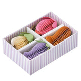 Bungalow - Papier - Ornament Blume (4er - Set) • Flamingo - ROSA ECK