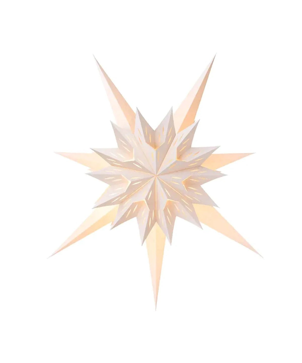 Bungalow - Papierstern Eris • Weiß (⌀ 80 cm) - Papierstern - ROSA ECK