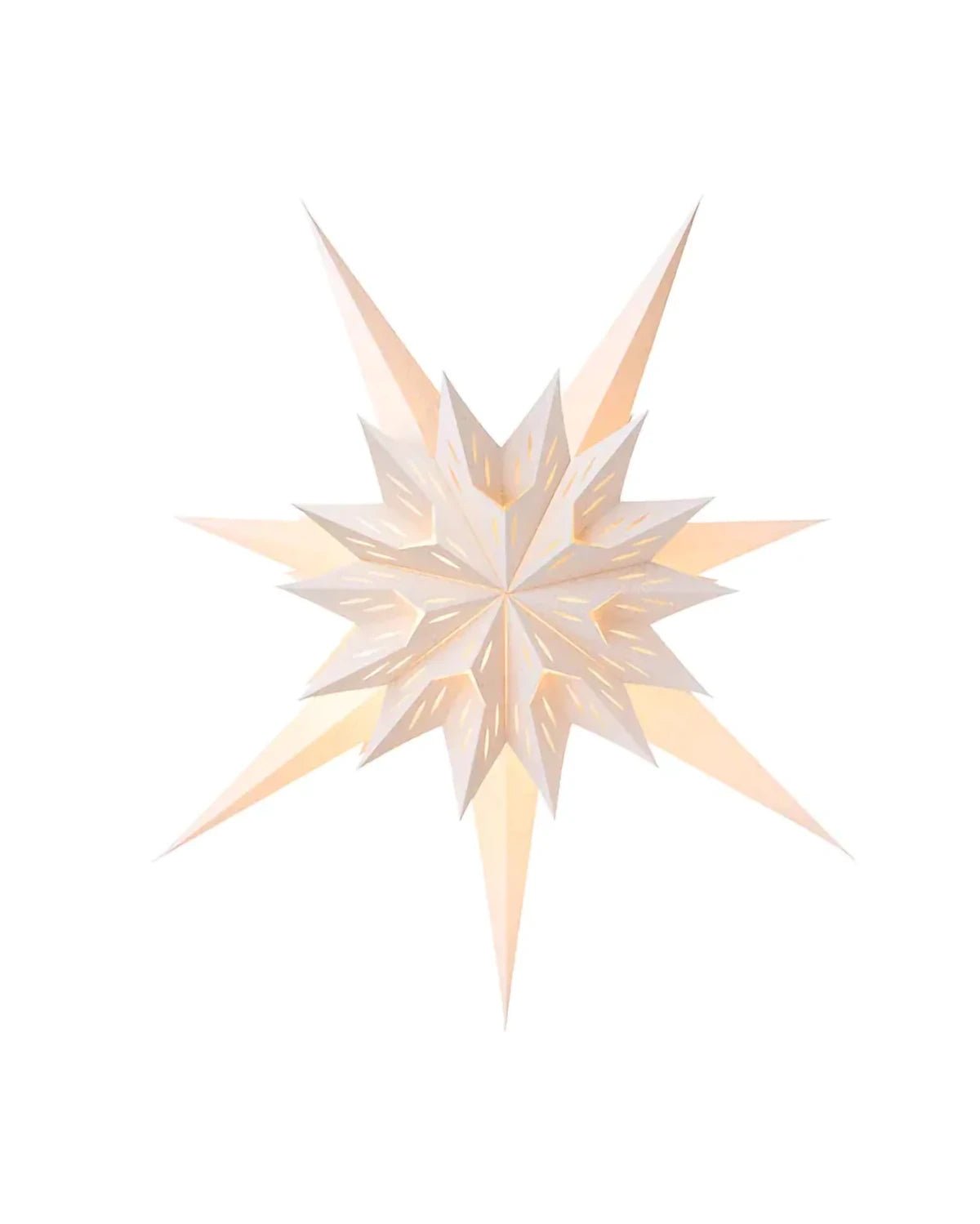 Bungalow - Papierstern Eris • Weiß (⌀ 80 cm) - Papierstern - ROSA ECK