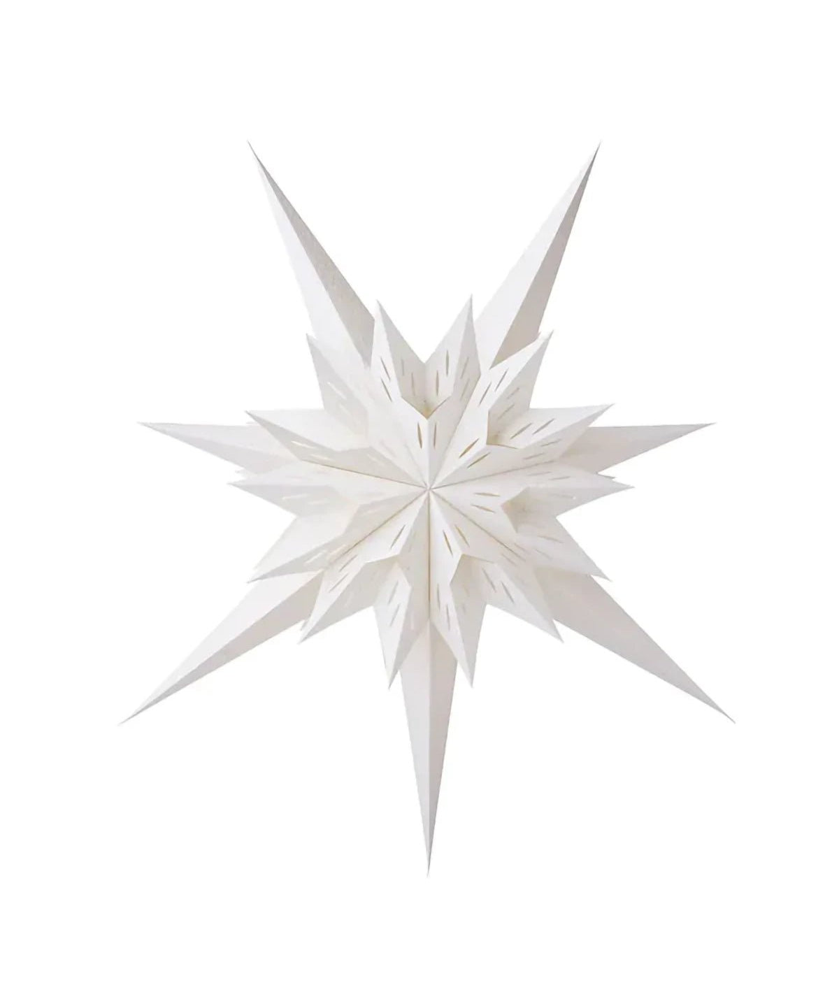 Bungalow - Papierstern Eris • Weiß (⌀ 80 cm) - Papierstern - ROSA ECK