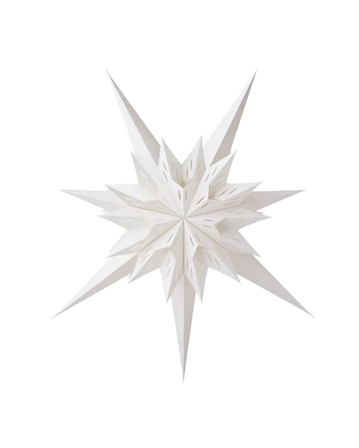 Bungalow - Papierstern Eris • Weiß (⌀ 80 cm) - Papierstern - ROSA ECK