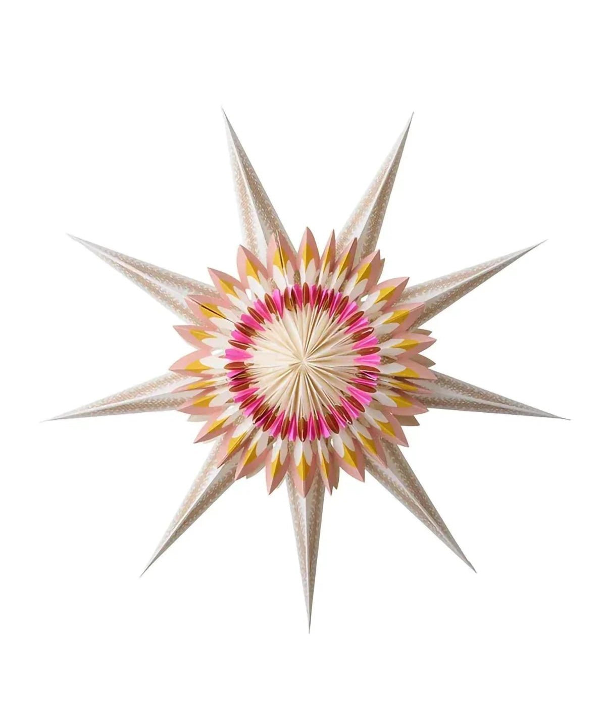 Bungalow - Papierstern Helios • Gold (⌀ 70 cm) - Papierstern - ROSA ECK