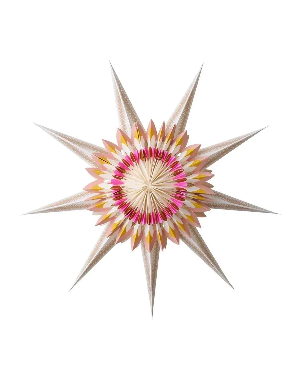 Bungalow - Papierstern Helios • Gold (⌀ 70 cm) - Papierstern - ROSA ECK