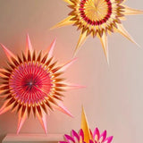 Bungalow - Papierstern Helios • Gold (⌀ 70 cm) - Papierstern - ROSA ECK