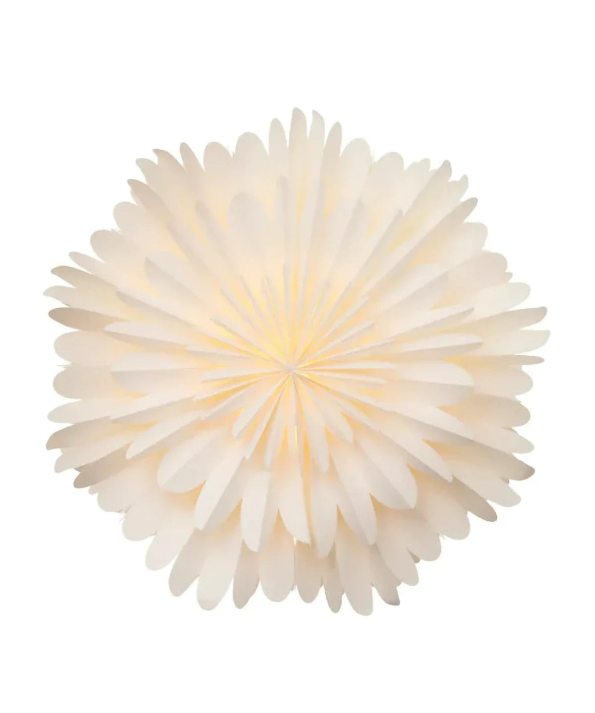 Bungalow - Papierstern Uranus • Weiß - Papierstern - ROSA ECK