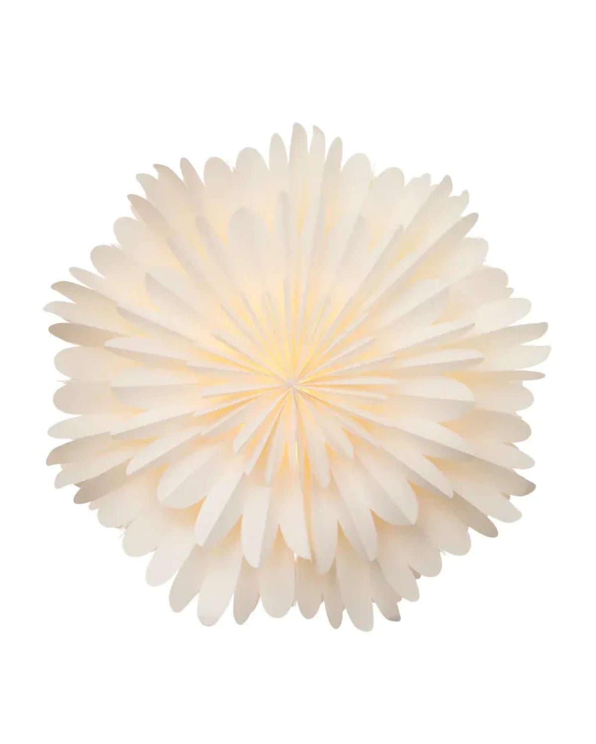 Bungalow - Papierstern Uranus • Weiß - Papierstern - ROSA ECK