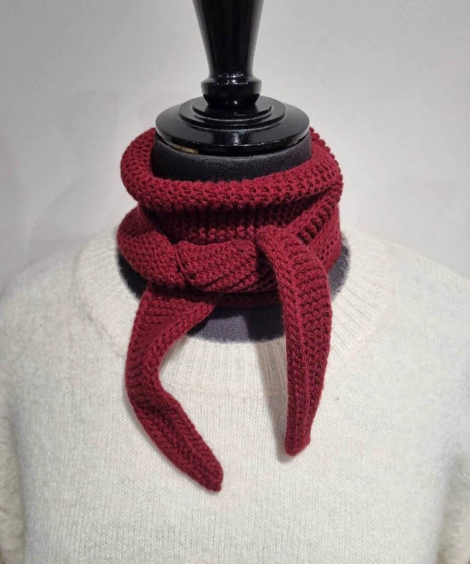 Calie Paris - Kleiner Sophie - Schal • Weinrot - Schal - ROSA ECK Concept Store