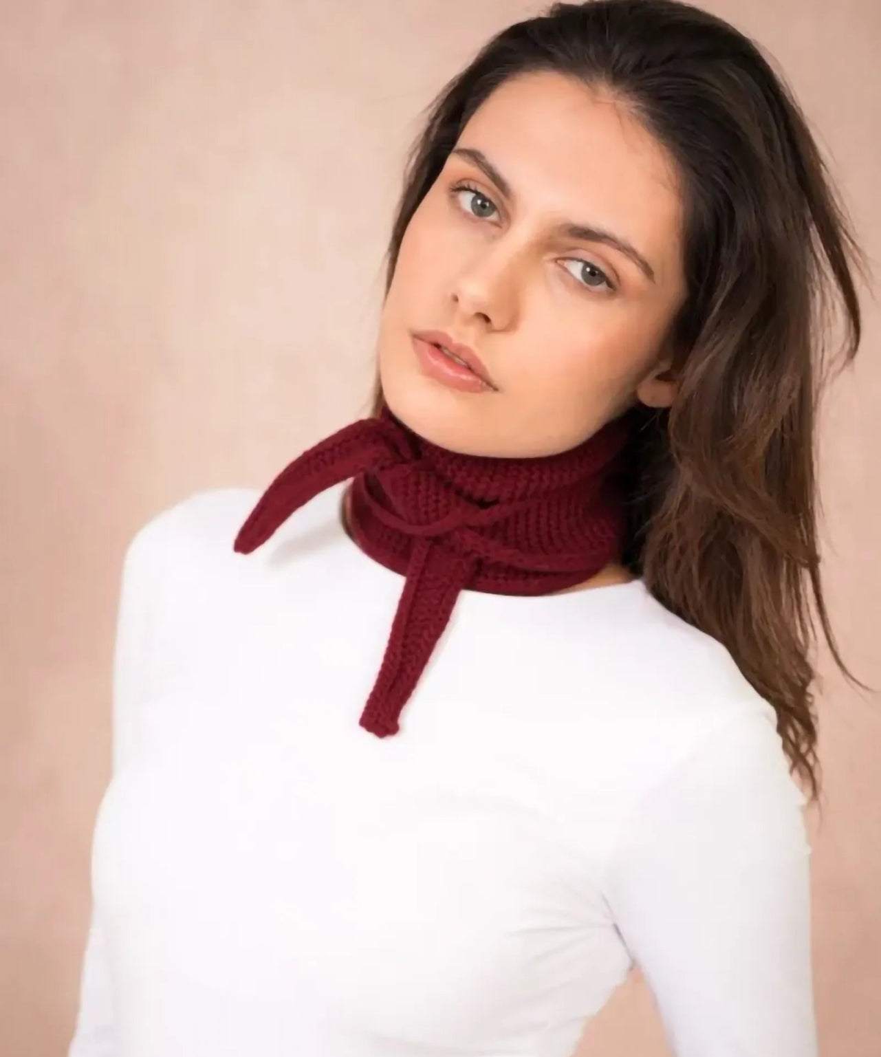Calie Paris - Kleiner Sophie - Schal • Weinrot - Schal - ROSA ECK Concept Store