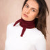 Calie Paris - Kleiner Sophie - Schal • Weinrot - Schal - ROSA ECK Concept Store