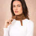 Calie Paris - Kleiner Strickschal • Braun - Schal - ROSA ECK