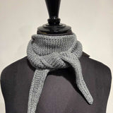 Calie Paris - Kleiner Strickschal • Dunkelgrau - Schal - ROSA ECK Concept Store
