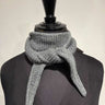 Calie Paris - Kleiner Strickschal • Dunkelgrau - Schal - ROSA ECK Concept Store