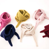 Calie Paris - Kleiner Strickschal • Helles Blau - Schal - ROSA ECK Concept Store