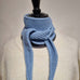 Calie Paris - Kleiner Strickschal • Helles Blau - Schal - ROSA ECK Concept Store