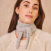 Calie Paris - Kleiner Strickschal • Helles Grau - Schal - ROSA ECK Concept Store
