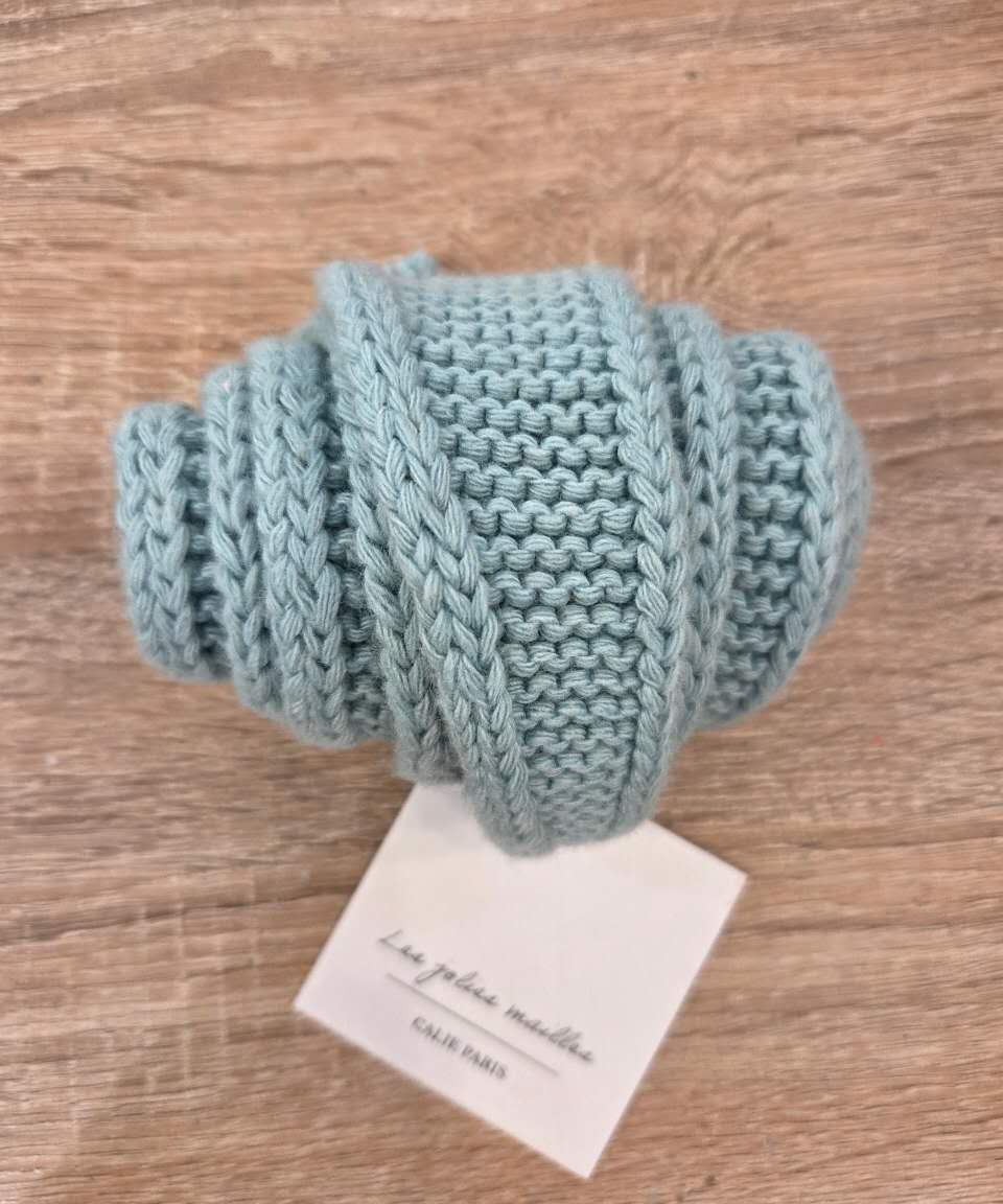 Calie Paris - Kleiner Strickschal Mint - Schal - ROSA ECK