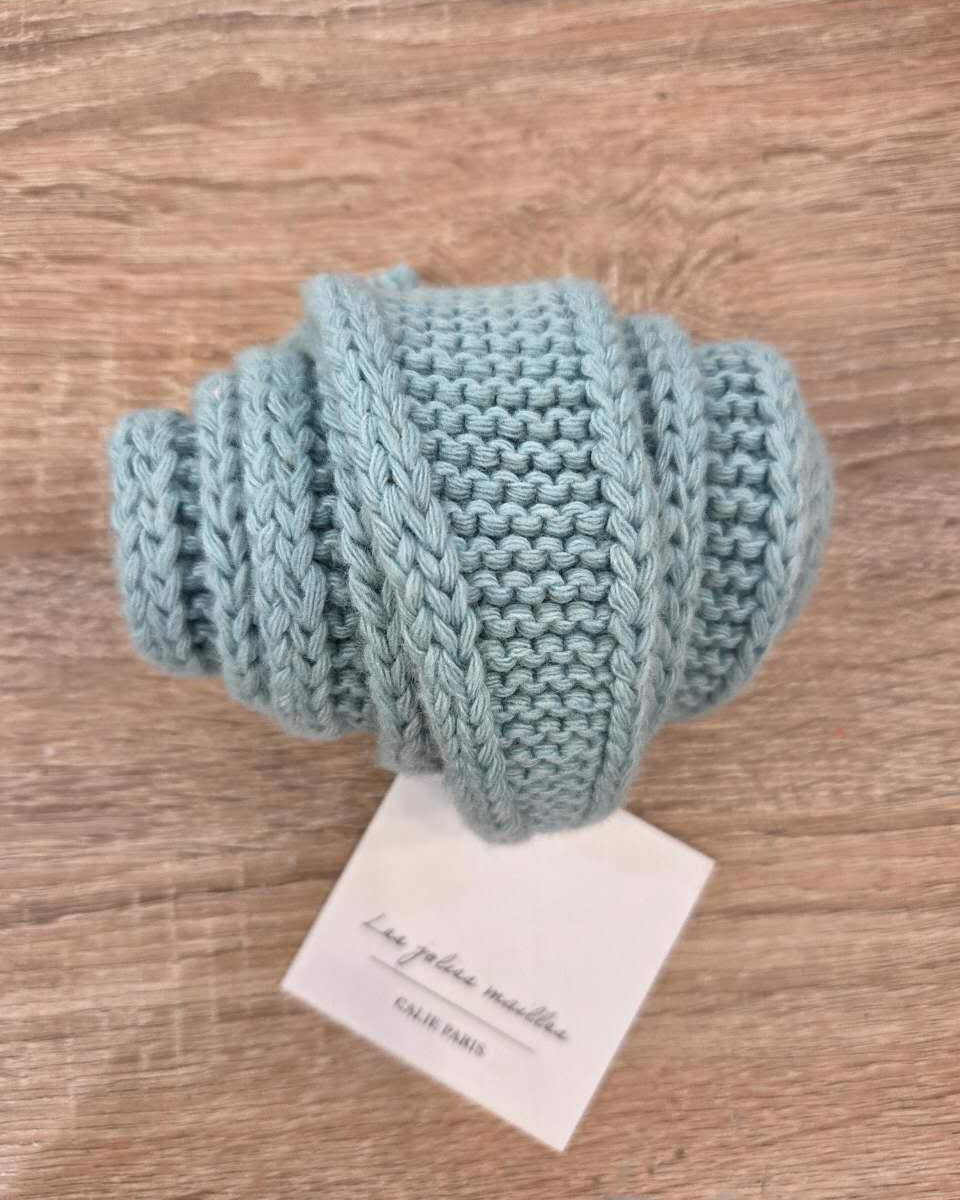 Calie Paris - Kleiner Strickschal Mint - Schal - ROSA ECK