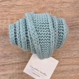 Calie Paris - Kleiner Strickschal Mint - Schal - ROSA ECK