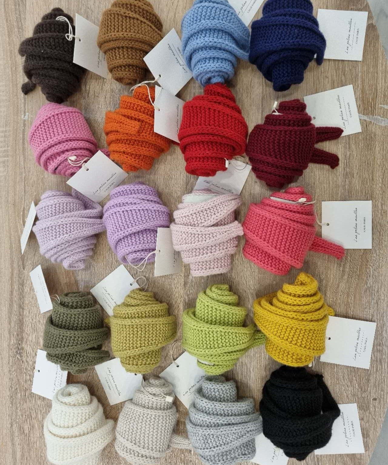 Calie Paris - Kleiner Strickschal Mint - Schal - ROSA ECK