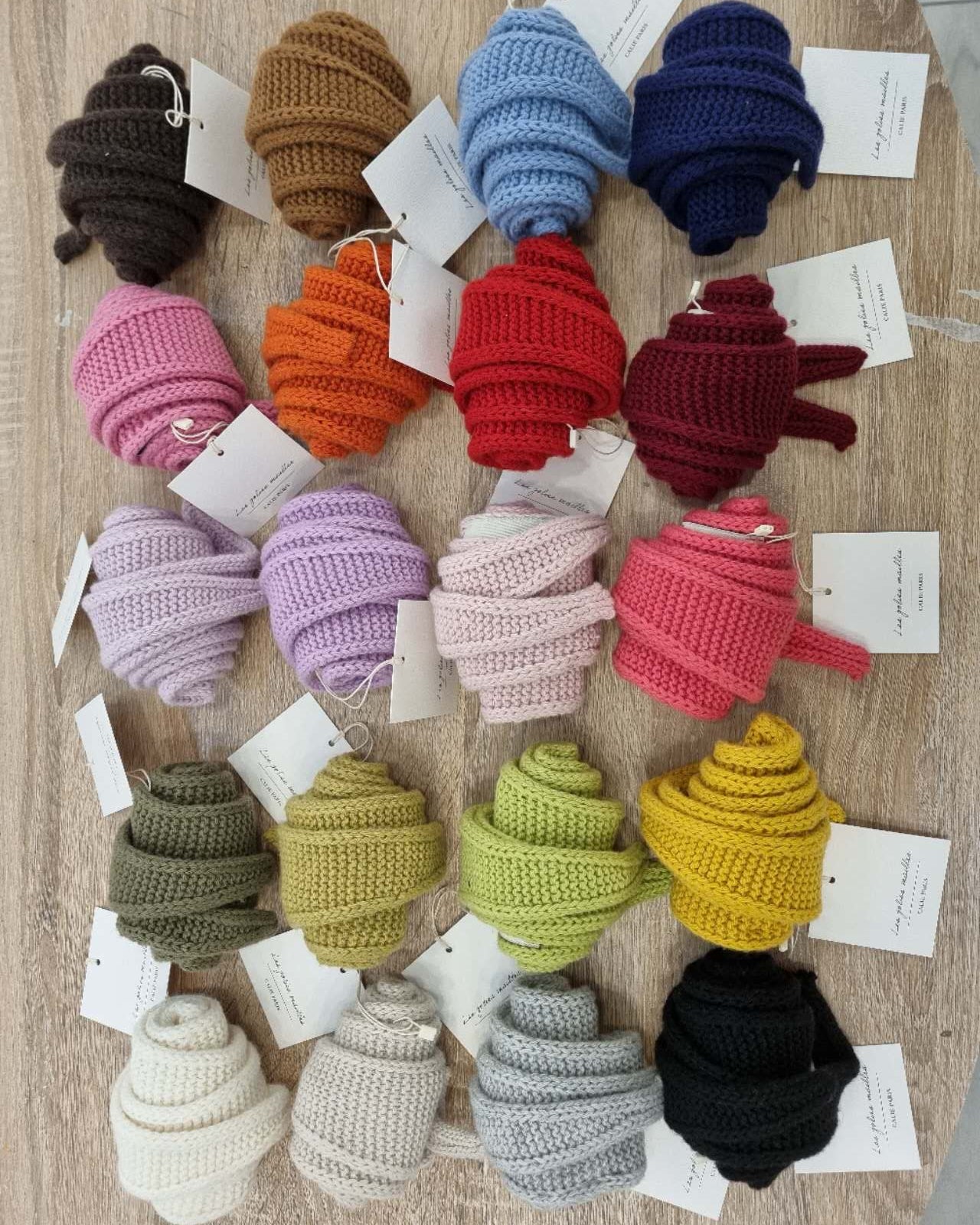 Calie Paris - Kleiner Strickschal Mint - Schal - ROSA ECK