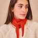 Calie Paris - Kleiner Strickschal • Orangen - Schal - ROSA ECK Concept Store