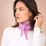 Calie Paris - Kleiner Strickschal • Parma (Pink) - Schal - ROSA ECK