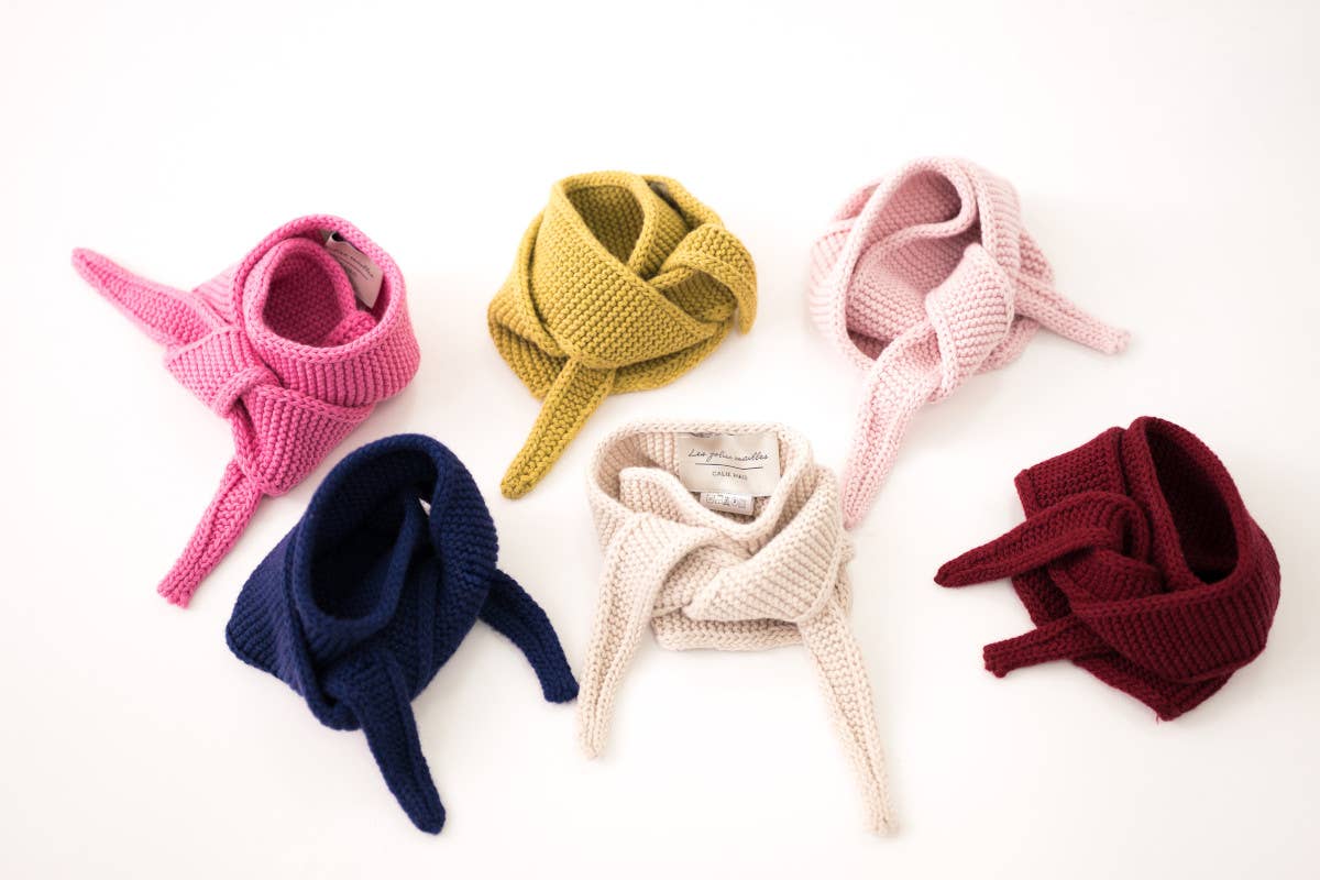 Calie Paris - Kleiner Strickschal • Parma - Schal - ROSA ECK Concept Store