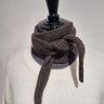 Calie Paris - Kleiner Strickschal • Schokolade - Schal - ROSA ECK