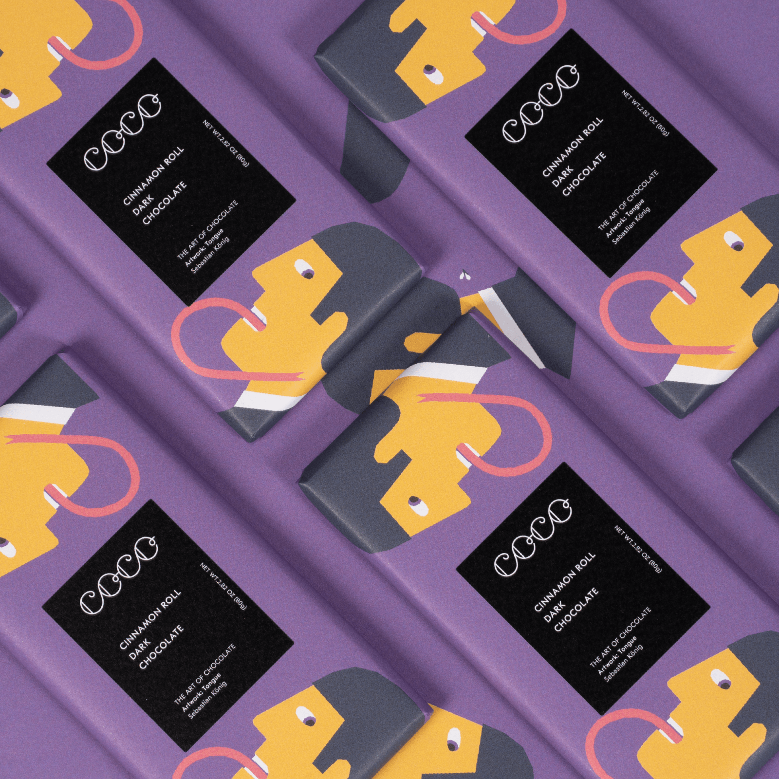 COCO Chocolatier - Dunkle Schokolade • Zimtschnecke - Schokolade - ROSA ECK