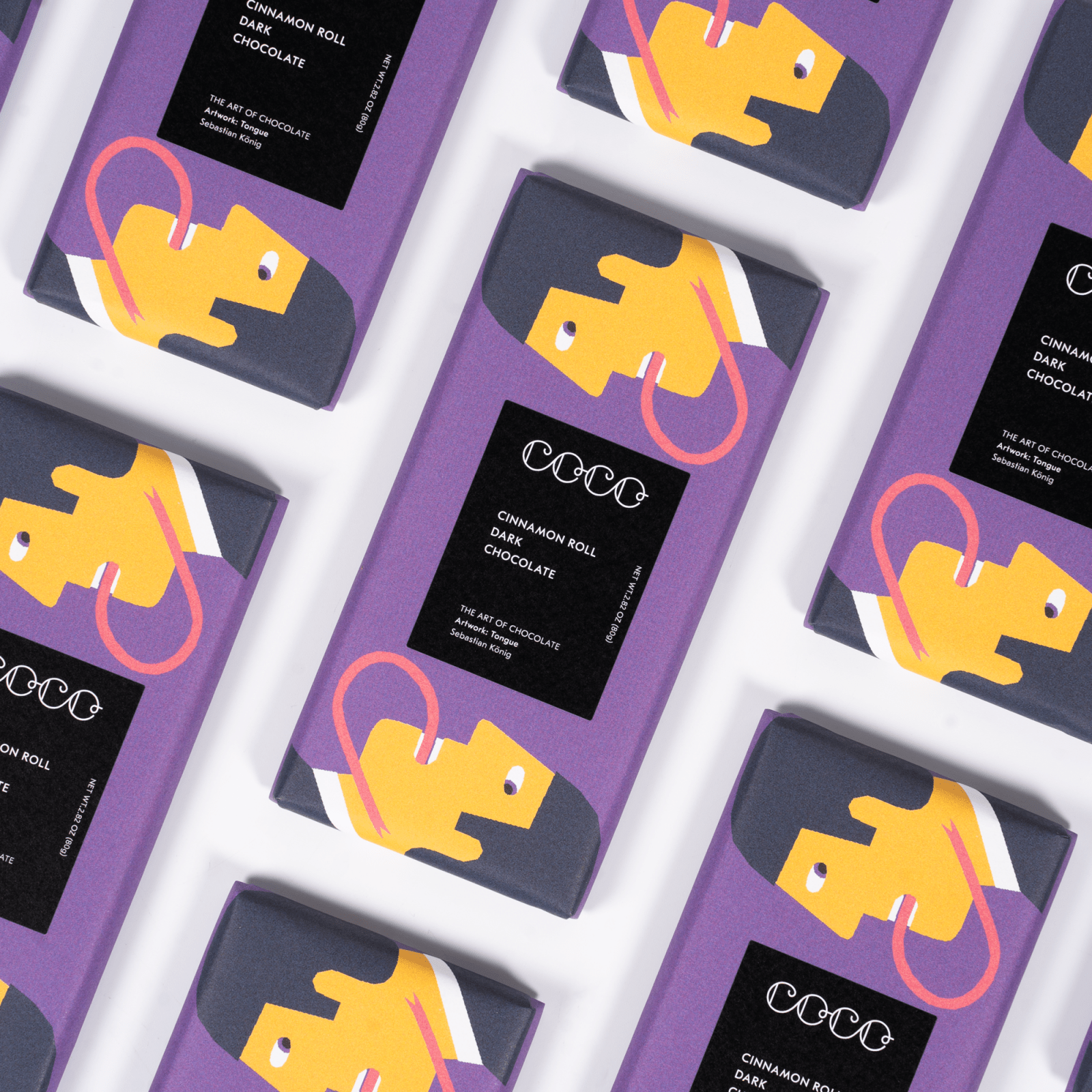 COCO Chocolatier - Dunkle Schokolade • Zimtschnecke - Schokolade - ROSA ECK