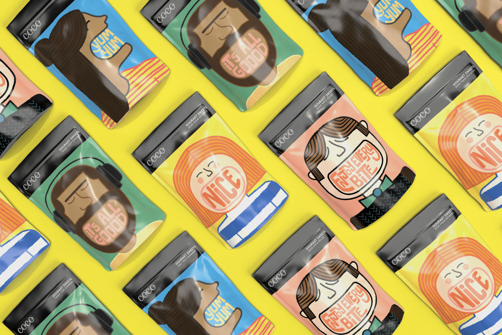 COCO Chocolatier - Fruchtgummi Kirsche • Tangy Fizzy Cherries - Gummibärchen - ROSA ECK