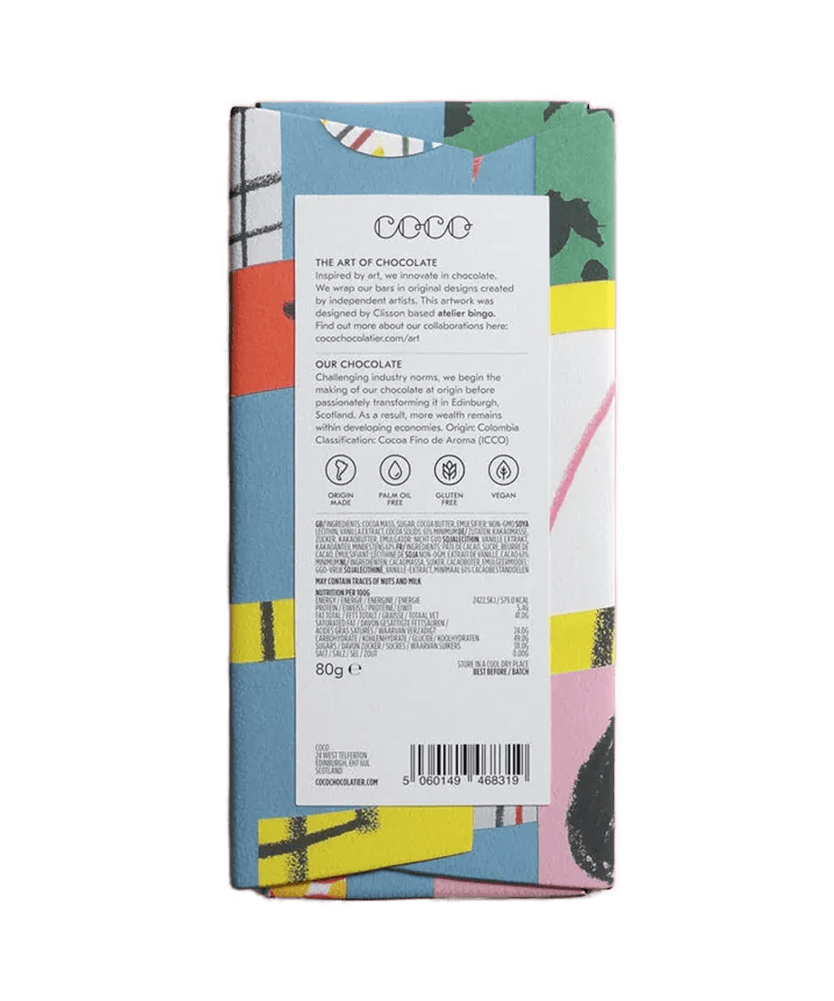COCO Chocolatier - Mini - Schokolade Dunkel • Colombian Dark 61 % - Schokolade - ROSA ECK