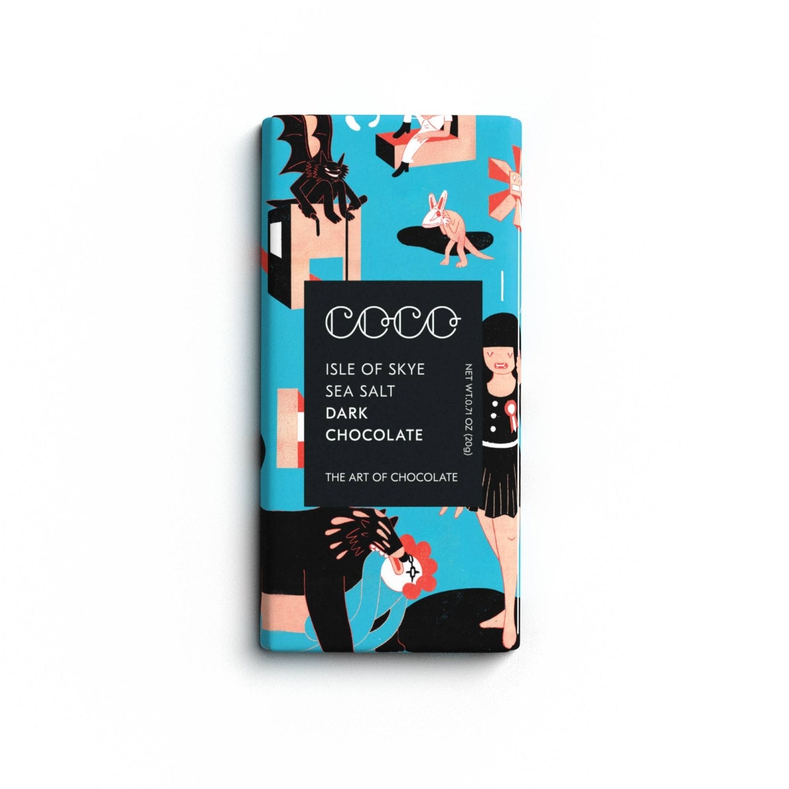 COCO Chocolatier - Mini - Schokolade Dunkel • Meersalz von Isle of Skye - Schokolade - ROSA ECK