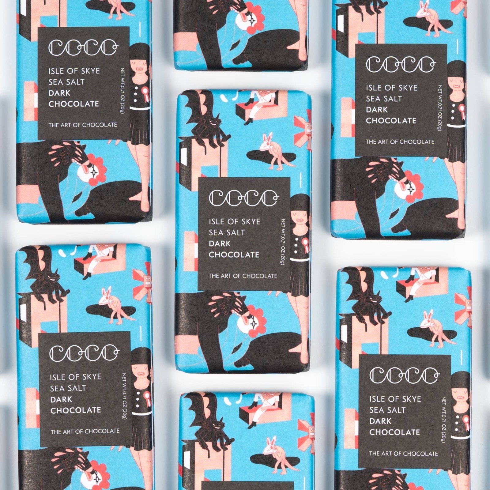 COCO Chocolatier - Mini - Schokolade Dunkel • Meersalz von Isle of Skye - Schokolade - ROSA ECK