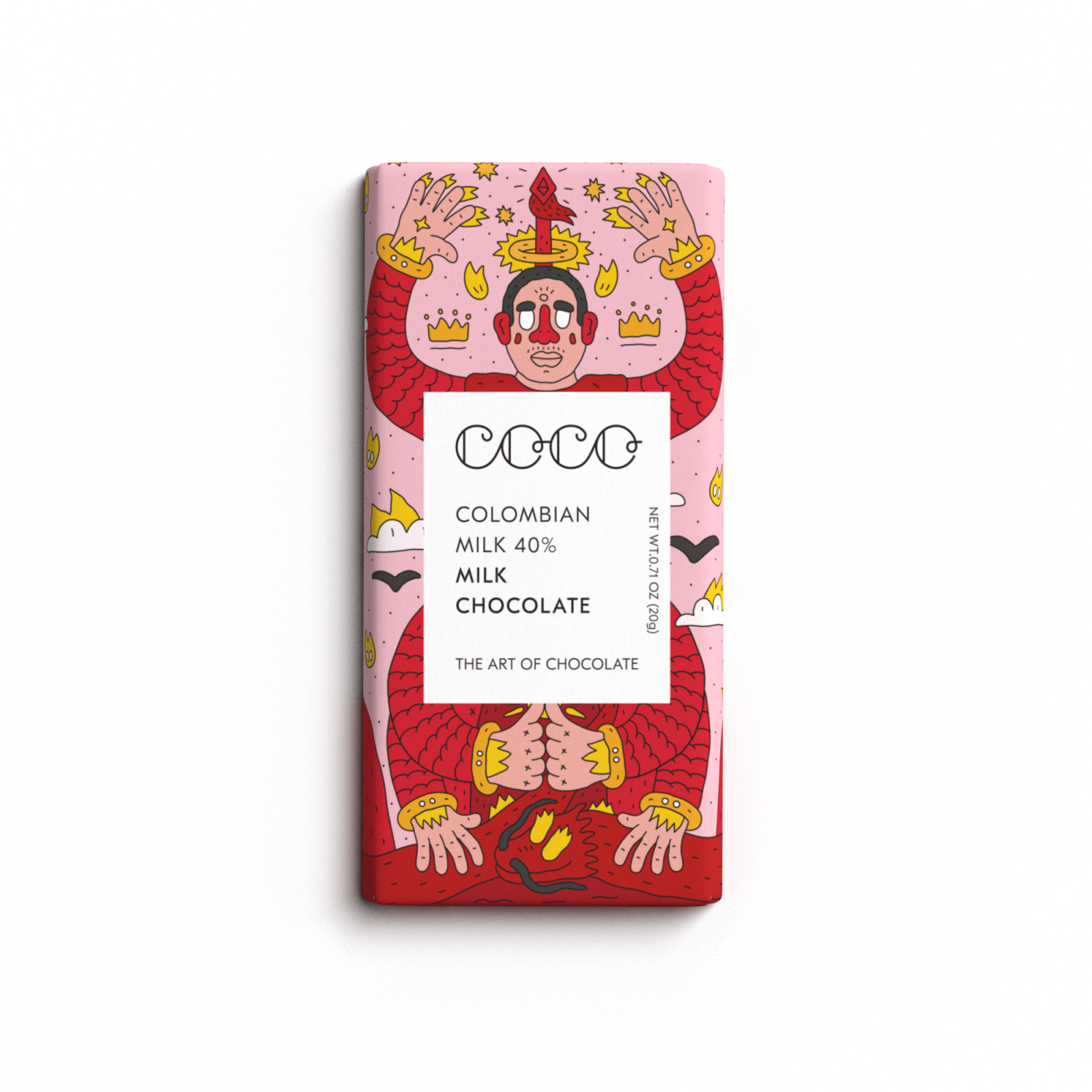 COCO Chocolatier - Mini Schokolade Vollmilch • Colombian Milk 40 % - Schokolade - ROSA ECK