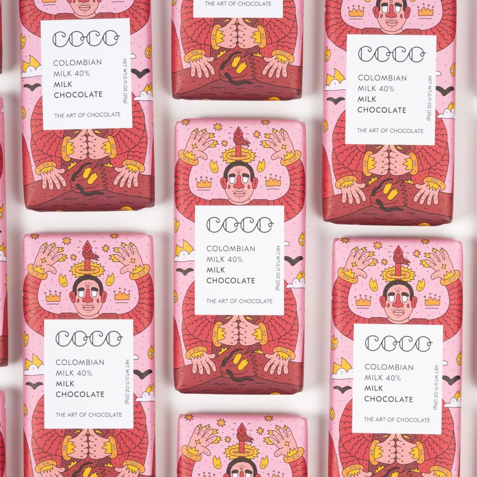 COCO Chocolatier - Mini Schokolade Vollmilch • Colombian Milk 40 % - Schokolade - ROSA ECK