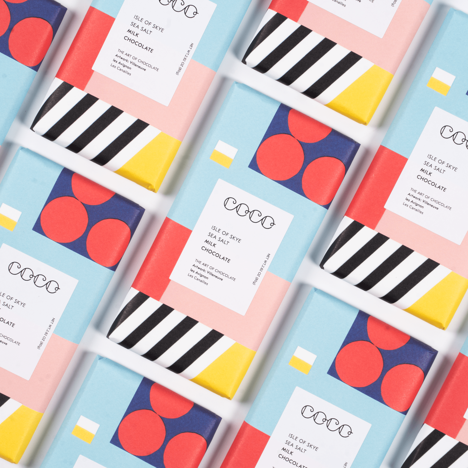 COCO Chocolatier - Vollmilch - Schokolade • Meersalz von Isle of Skye - Schokolade - ROSA ECK