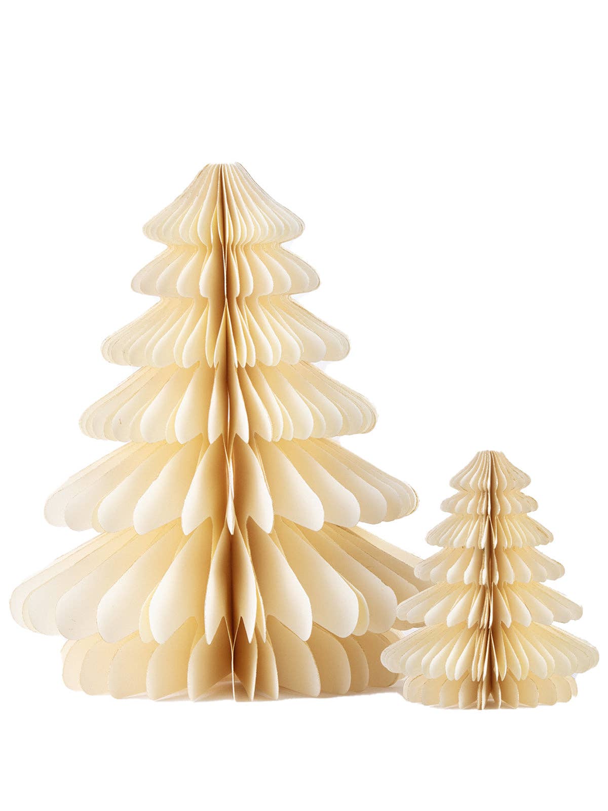 coopz - Papiertanne rund zum Aufstellen (H 15 cm) • Creme - ROSA ECK