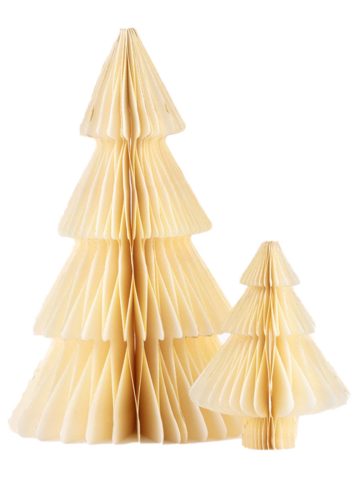 coopz - Papiertanne spitz zum Aufstellen (H 15 cm) • Creme - ROSA ECK