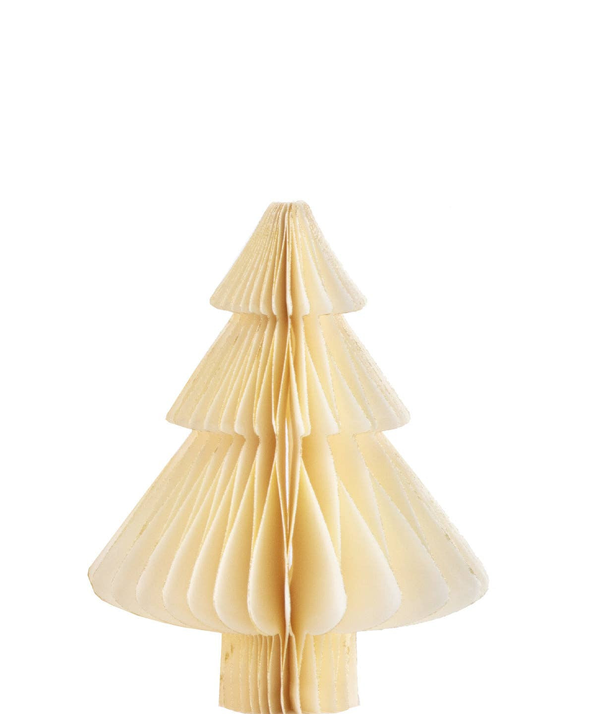 coopz - Papiertanne spitz zum Aufstellen (H 15 cm) • Creme - ROSA ECK